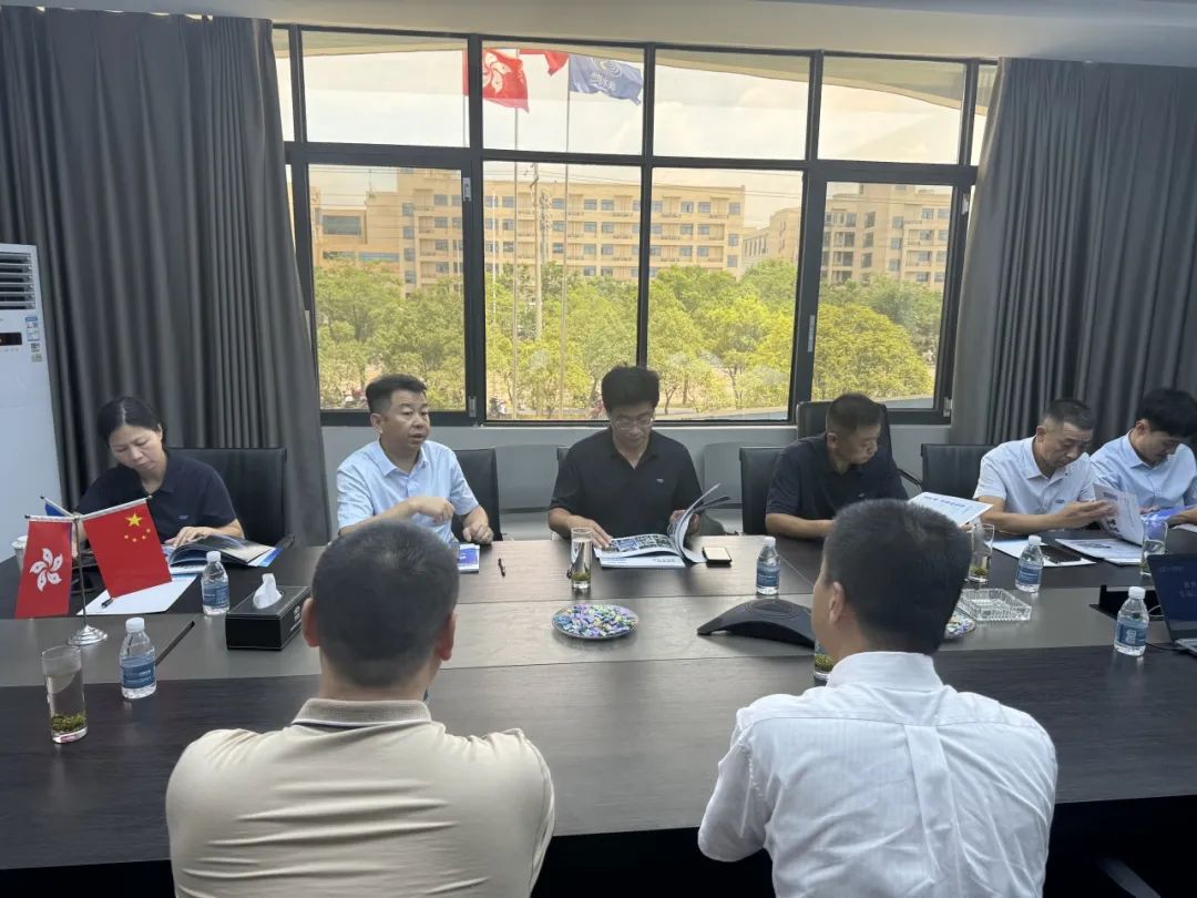 歡迎懷化沅辰水務(wù)范總一行蒞臨我司參觀指導(dǎo)！